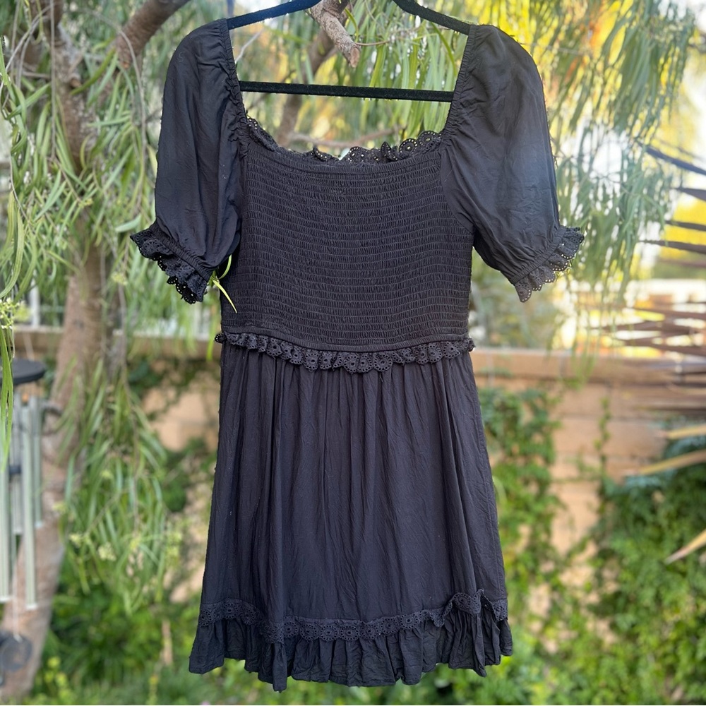 Top shop Babydoll Smocked Mini - UK 6